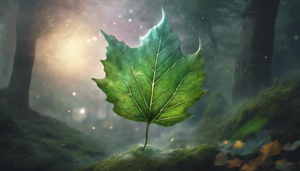 discover the symbolic meaning of the leaf and its significance in different cultures and beliefs.