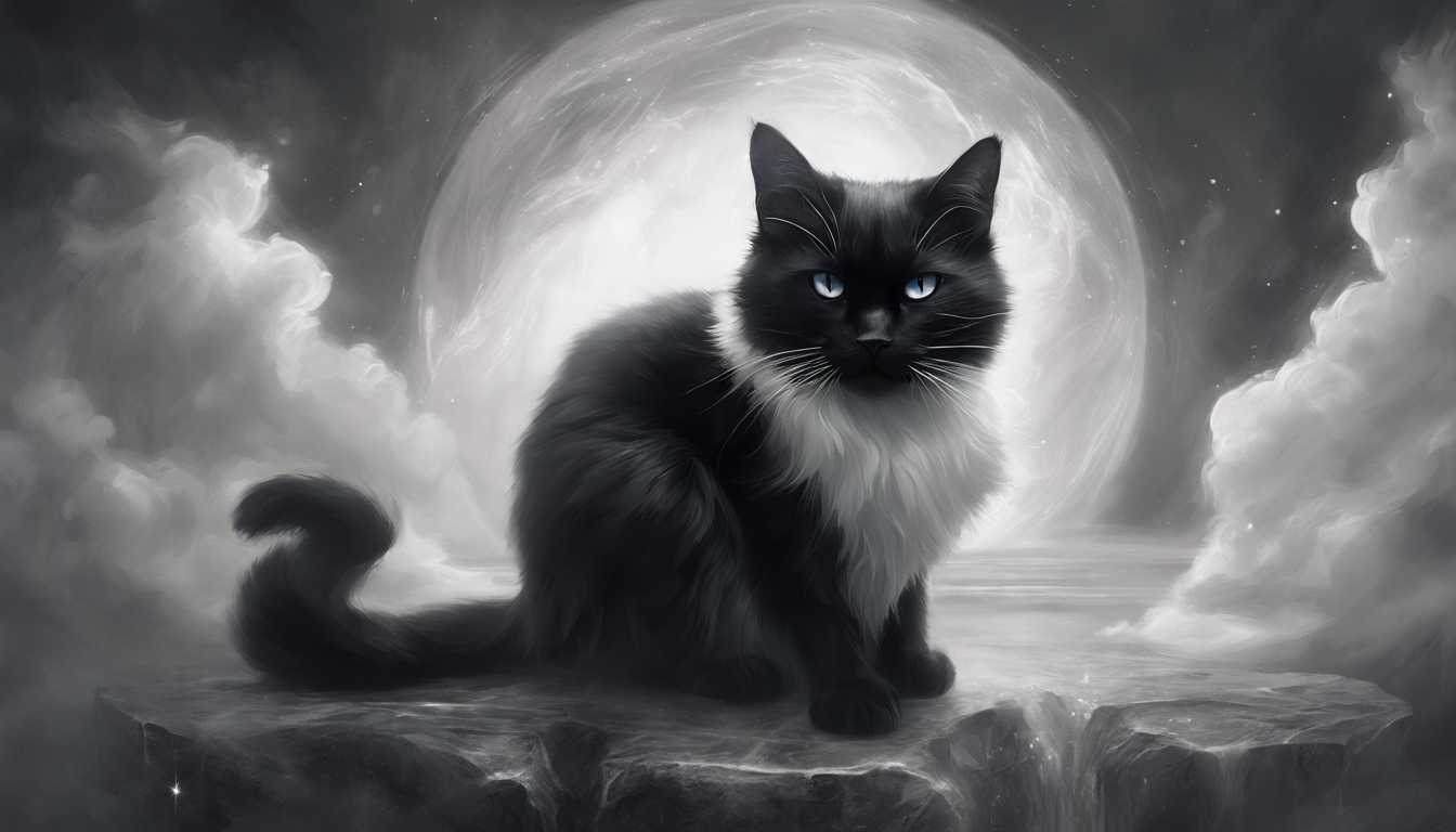 discover the spiritual symbolism of a black and white cat and its profound meaning in this intriguing exploration of feline symbolism.