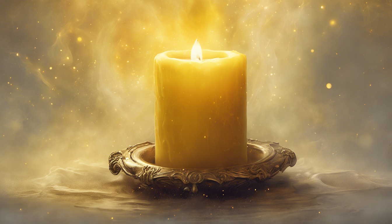 discover the significance of the yellow candle and its symbolism in different cultures and traditions. learn about the meaning of the yellow candle and its representation in various rituals and ceremonies.