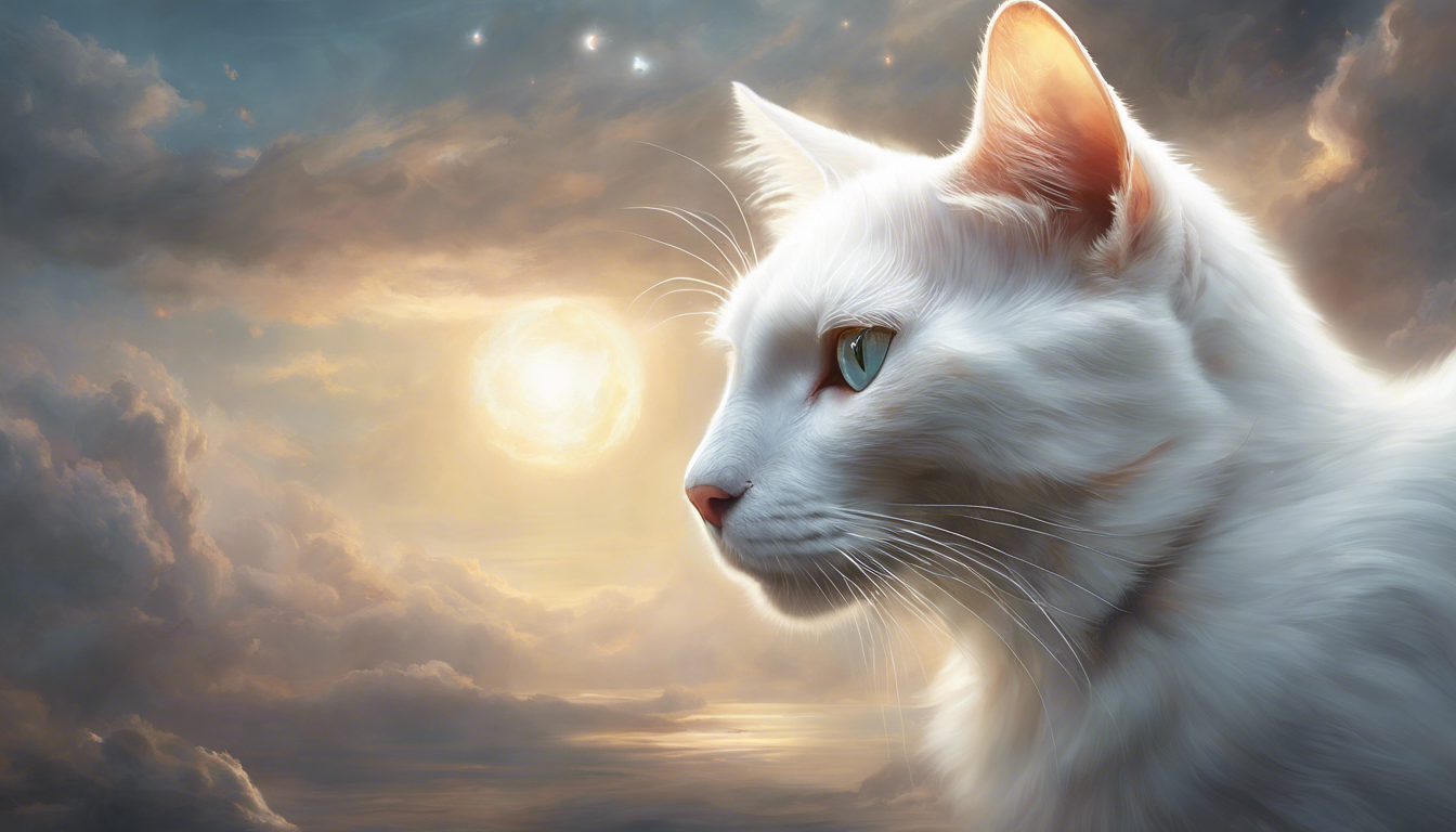 learn about the spiritual significance of a white cat and its symbolism in various cultures and belief systems.
