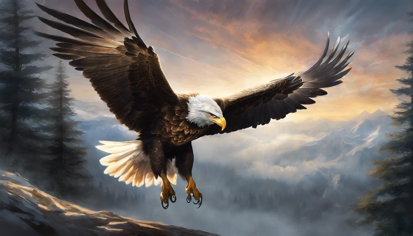 exploring the significance of an eagle crossing your path and its symbolic meaning.
